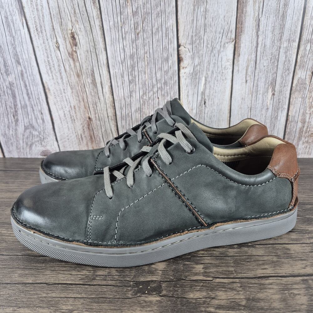 Clarks Collection Men's Kitna Walk Comfort Sneakers, Gray Brown, Size 13 M
